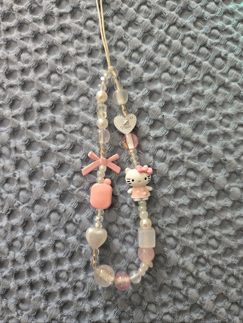 Hellow Kitty Keychain Charm